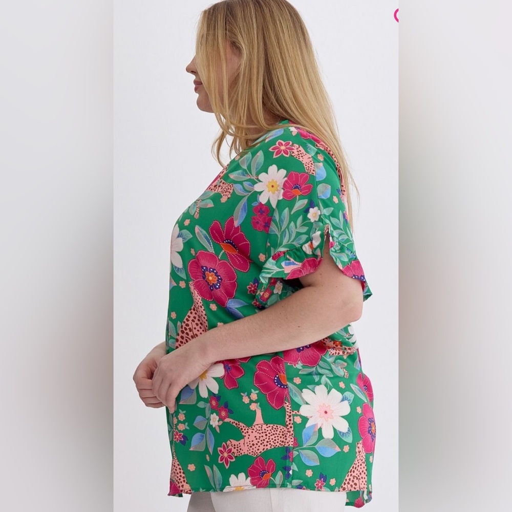 Floral Jungle Top - Picture 4 of 4